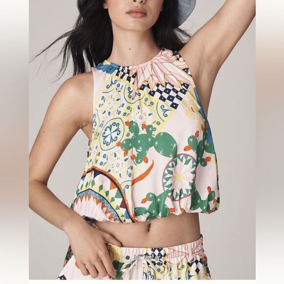 Anthropologie Tops - Anthropologie Maeve Bubble-Hem Tank Top